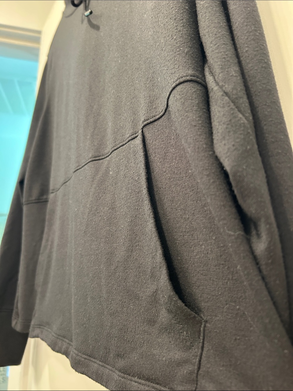 Cozy Black Hooded Pullover - Picture 2 of 8